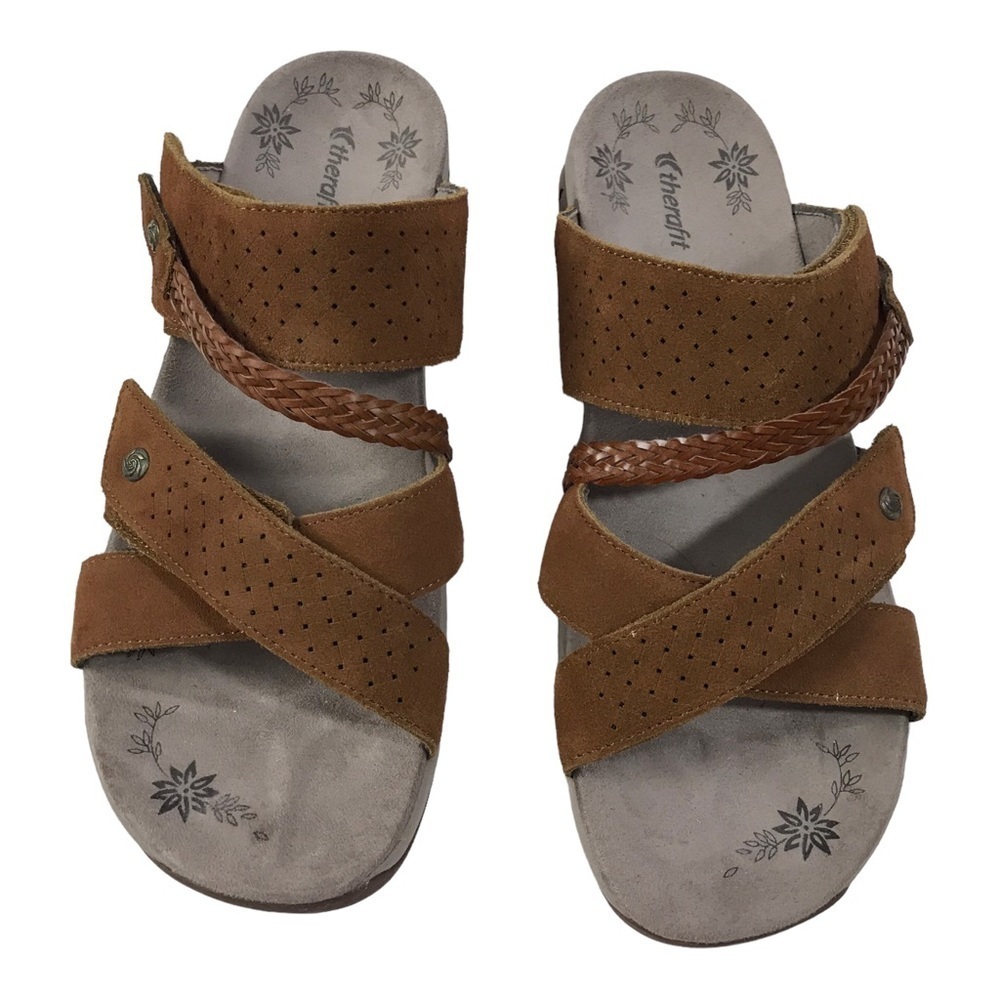 Therafit Rachel Women's Adjustable Slide Sandal size US 11.5-12 - Picture 2 of 5